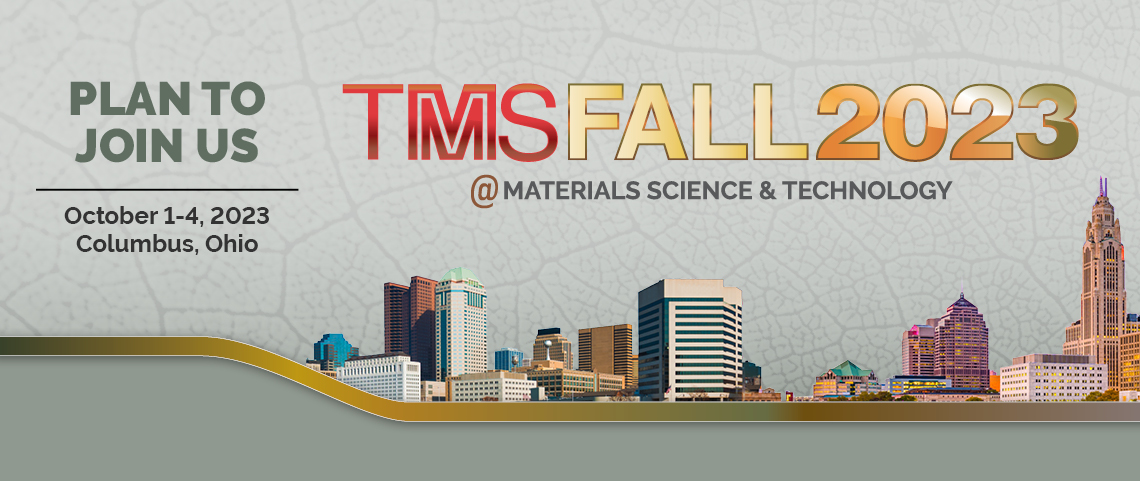 TMS 2023 Fall Meeting